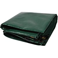 Nemaxx Lona de protección PLA32 Premium 300 x 200 cm- Verde con Ojales- PVC de 650 g-m²- Cubierta- Lona de protección…